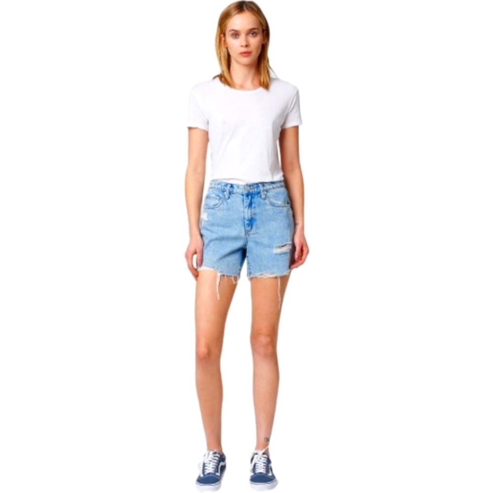 BLANK NYC  Acid Trip Jean Shorts With Raw Hem NWT SIZE 26